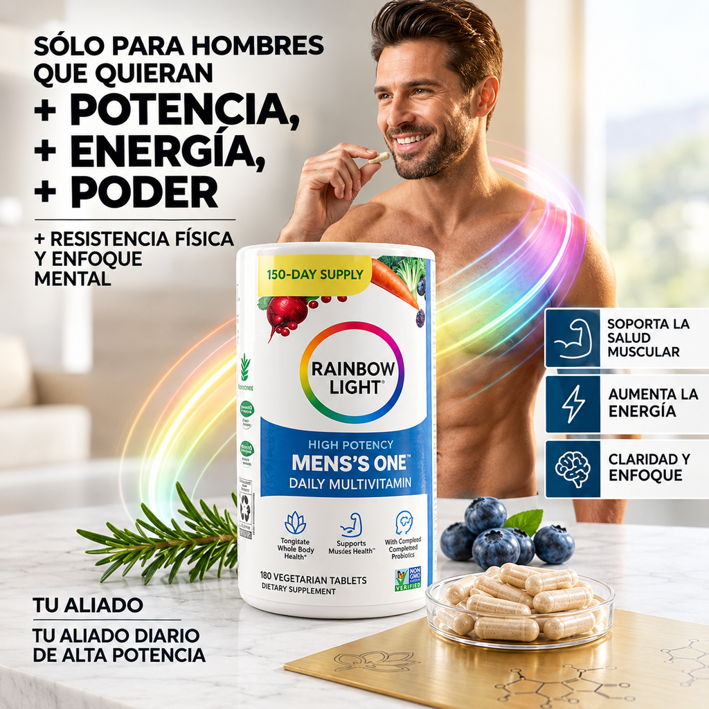 Multivitamínico Rainbow Light Men 150 Caps